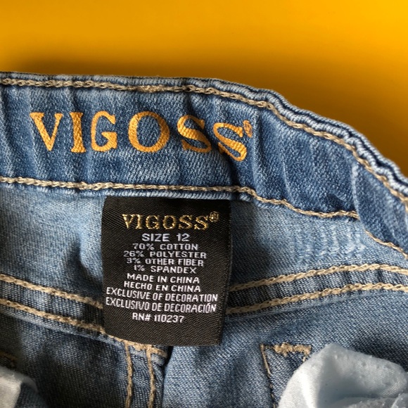 Denim bermudas for girls - Size 12 - Picture 6 of 10